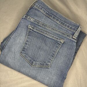 NYDJ Lift Tuck Technology Jeans Womens Size 16 Blue Denim Straight High Waist